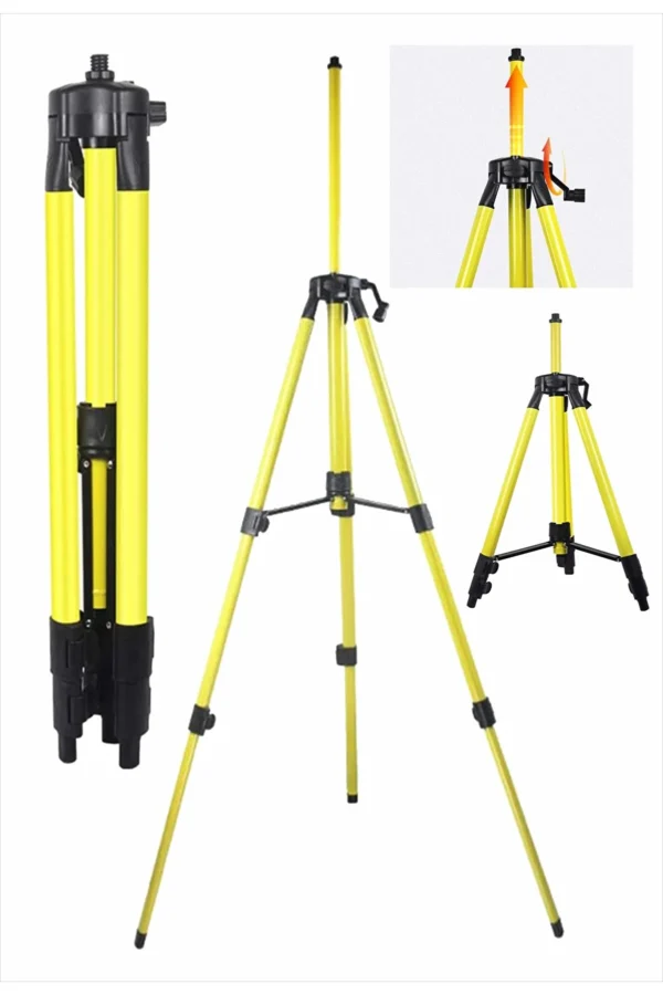 BÖHRER 3 Kademe Ayarlanabilir Profesyonel Lazer Hizalama Uygun Ayaklı Denetim Akipmanı Tripod